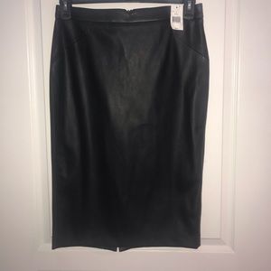 The limited leather skirt